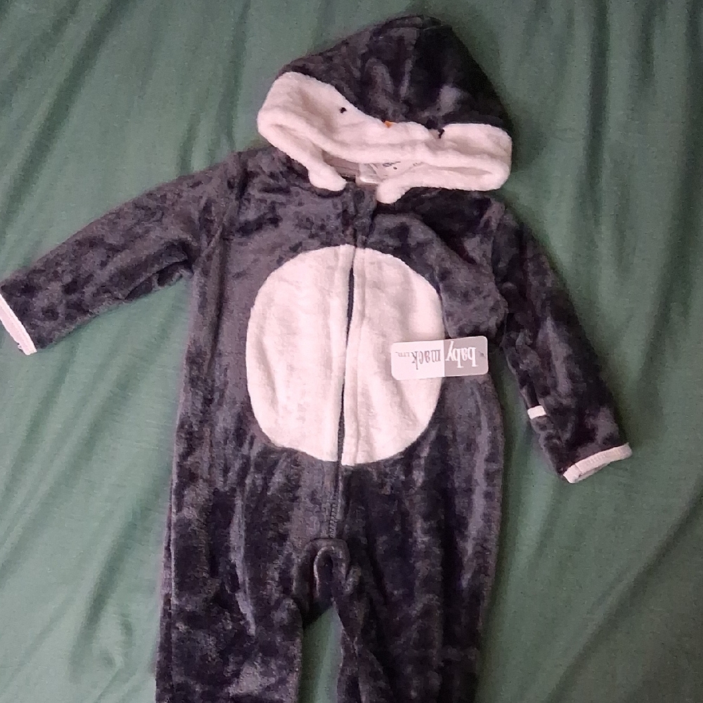 Penguin Hooded Onesie